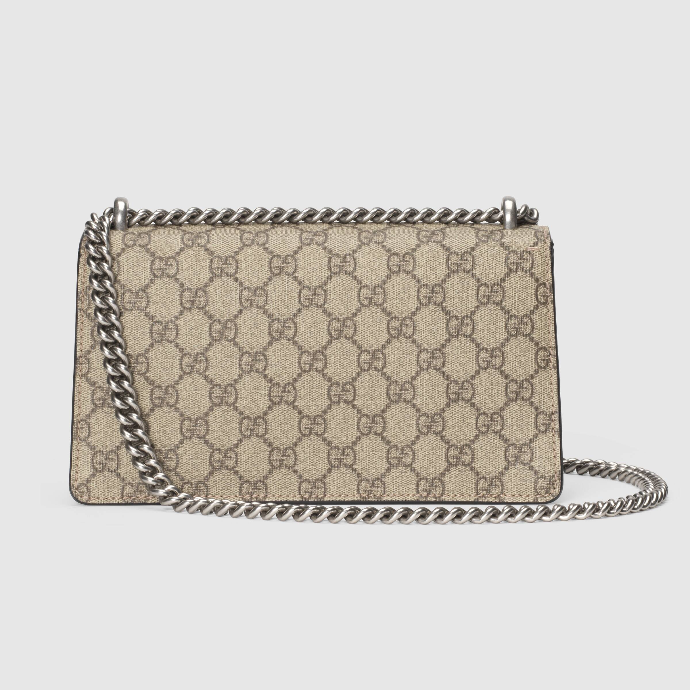 Gucci Dionysus Small GG Shoulder Bag in Beige & Black | Luxury Crossbody Purse for Women | Perfect for Date Night, Office & Evening Events