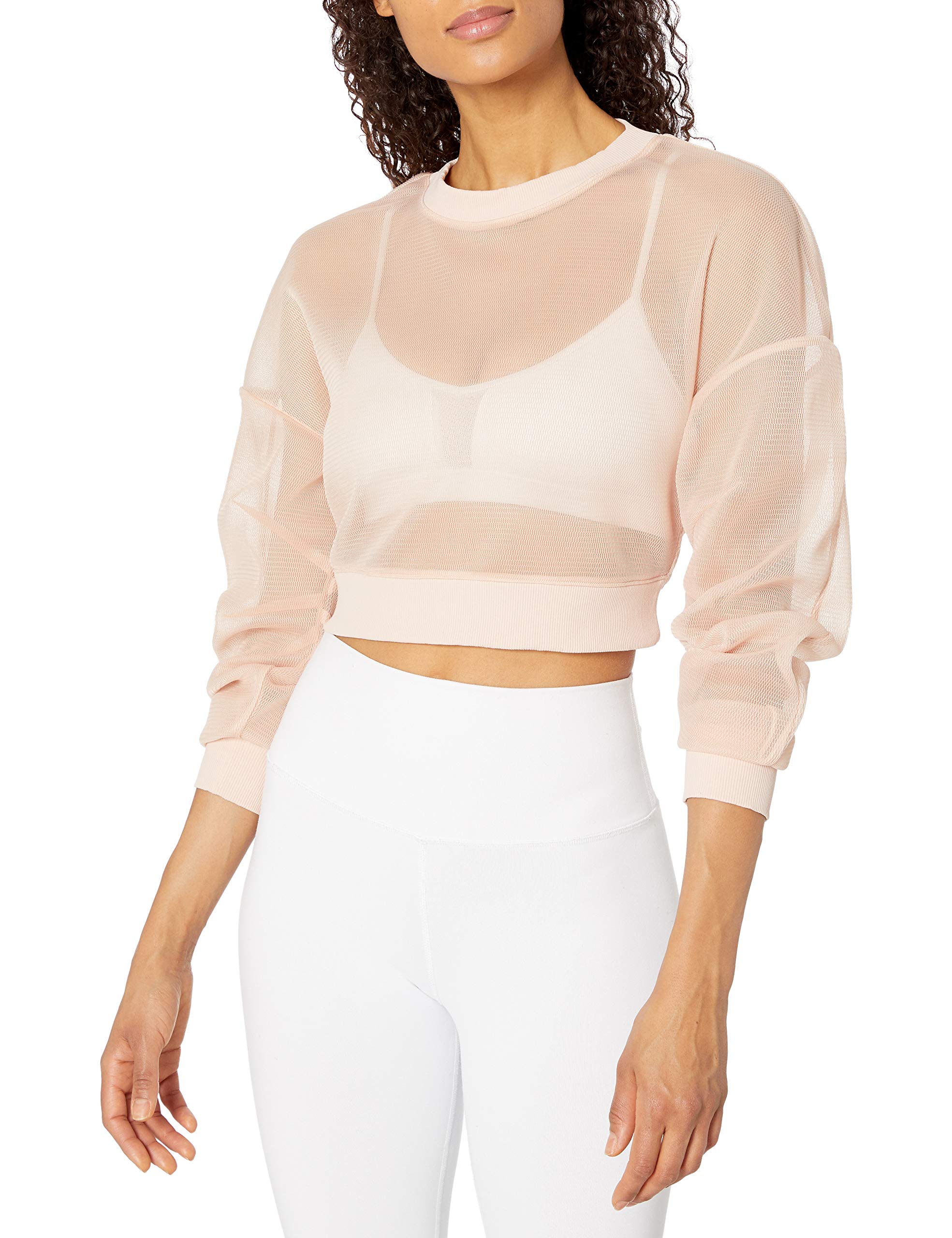 Alo Yoga Women's Row Long Sleeve Top - Soft Stretchy Yoga Shirt for Workouts & Lounge Wear - Perfect for Yoga, Pilates, Gym & Casual Everyday Outfits