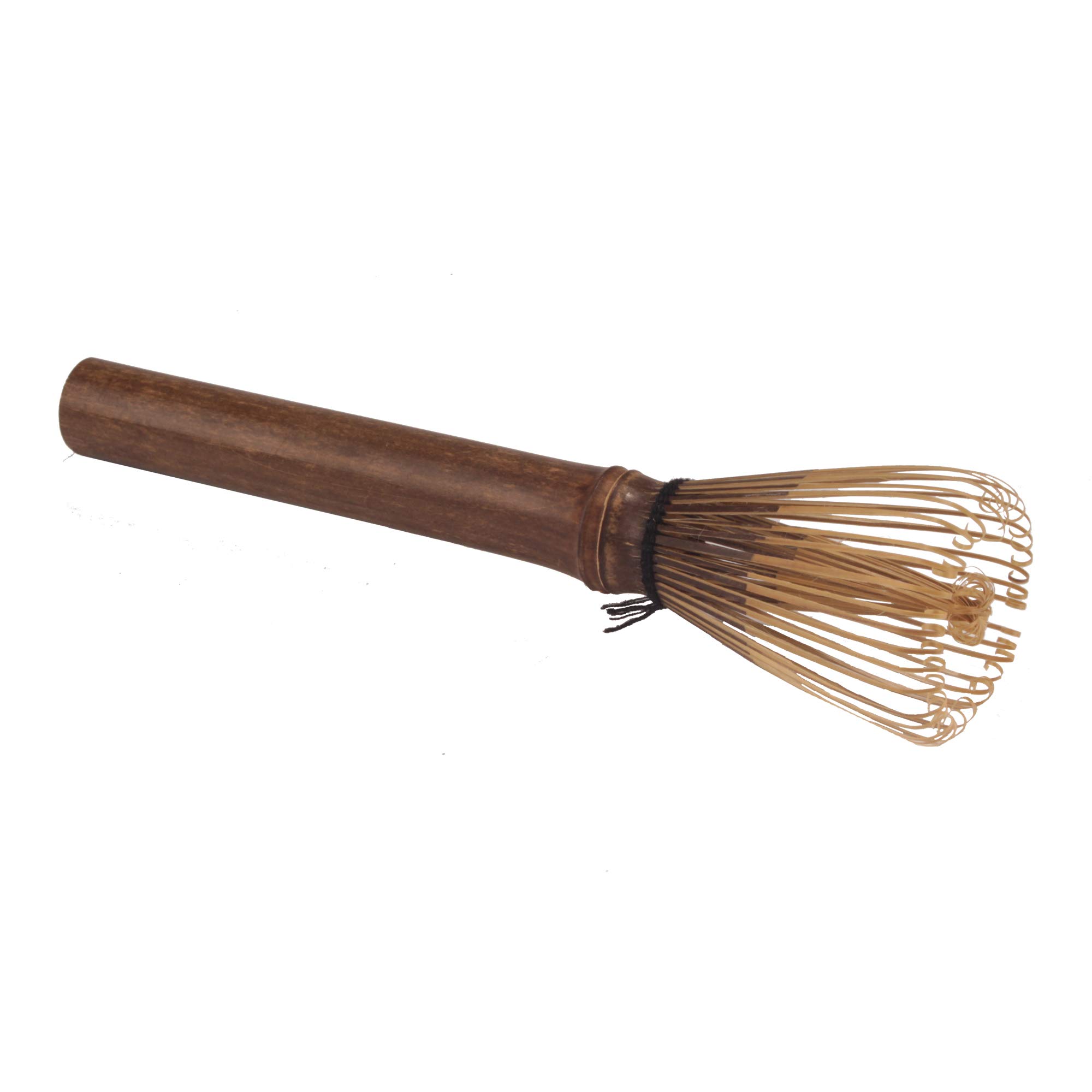 Premium Japanese Matcha Whisk Set - 10-Piece Skinny Black Chasen with Long Handle - Authentic Bamboo Tea Whisk for Traditional Matcha Preparation - Perfect for Tea Ceremonies, Home Brewing & Gifts