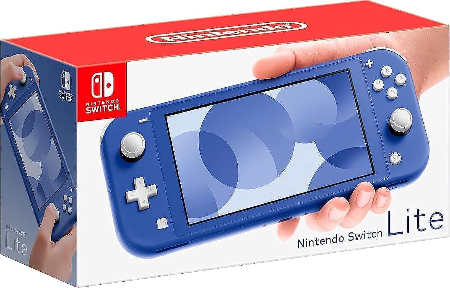 Nintendo Switch Lite Handheld Console - Blue | Portable Gaming for Travel, Commute & Home Play