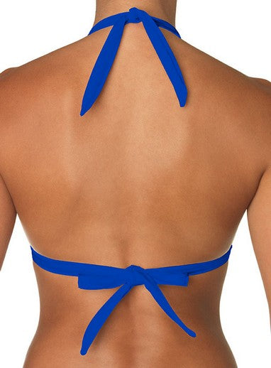 Azul F639 Seamless Triangle Bikini Top - Sexy Push Up Swimwear for Women | Perfect for Beach, Pool Party & Summer Vacation