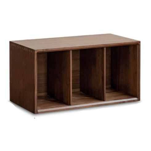 Premium Black Walnut Solid Wood Modular Bookcase - Customizable Storage Shelf for Home Office, Living Room & Library Organization