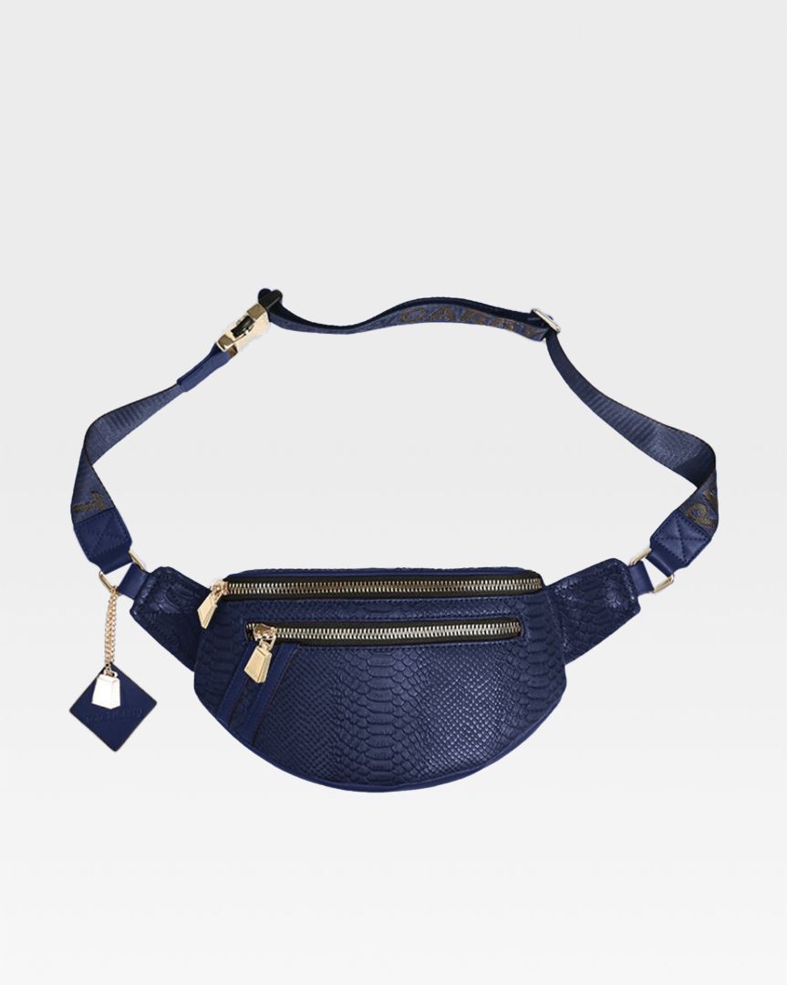 Apollo 1 Navy Blue Fanny Pack Waist Bag - Water-Resistant & Lightweight for Hiking, Travel, and Outdoor Activities