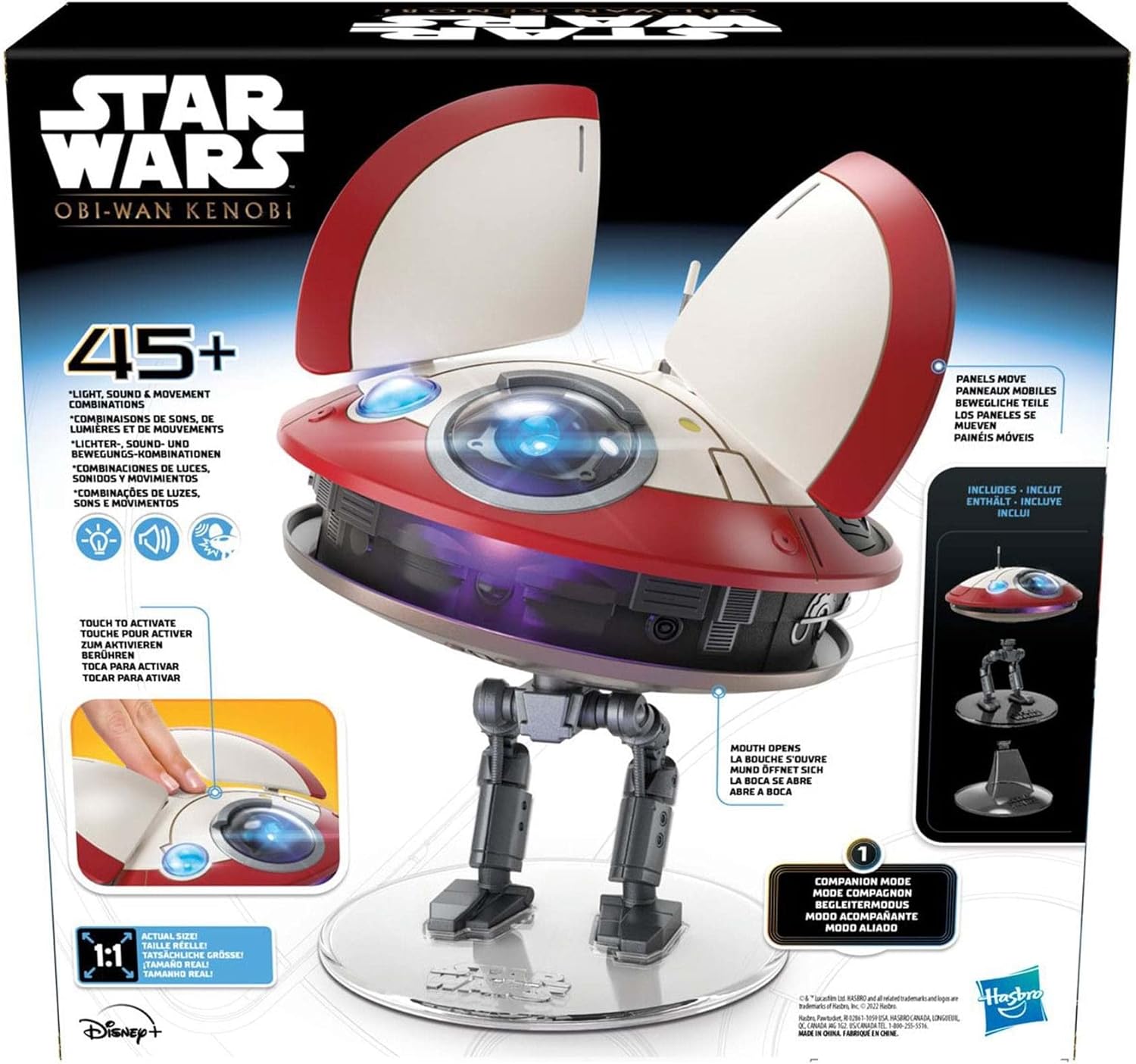 Star Wars L0 LA59 (Lola) Animatronic Edition Droid - Obi Wan Kenobi Collectible Toy with Interactive Features | Perfect for Star Wars Fans, Movie Collectors & Sci-Fi Decor