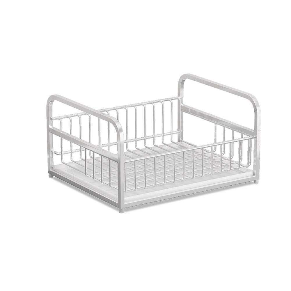Portable Single-Layer Dish Drainer Basket - Multi-Functional Kitchen Counter Organizer for Dinnerware & Utensils | Space-Saving Drying Rack for Small Kitchens, Camping & RV Use