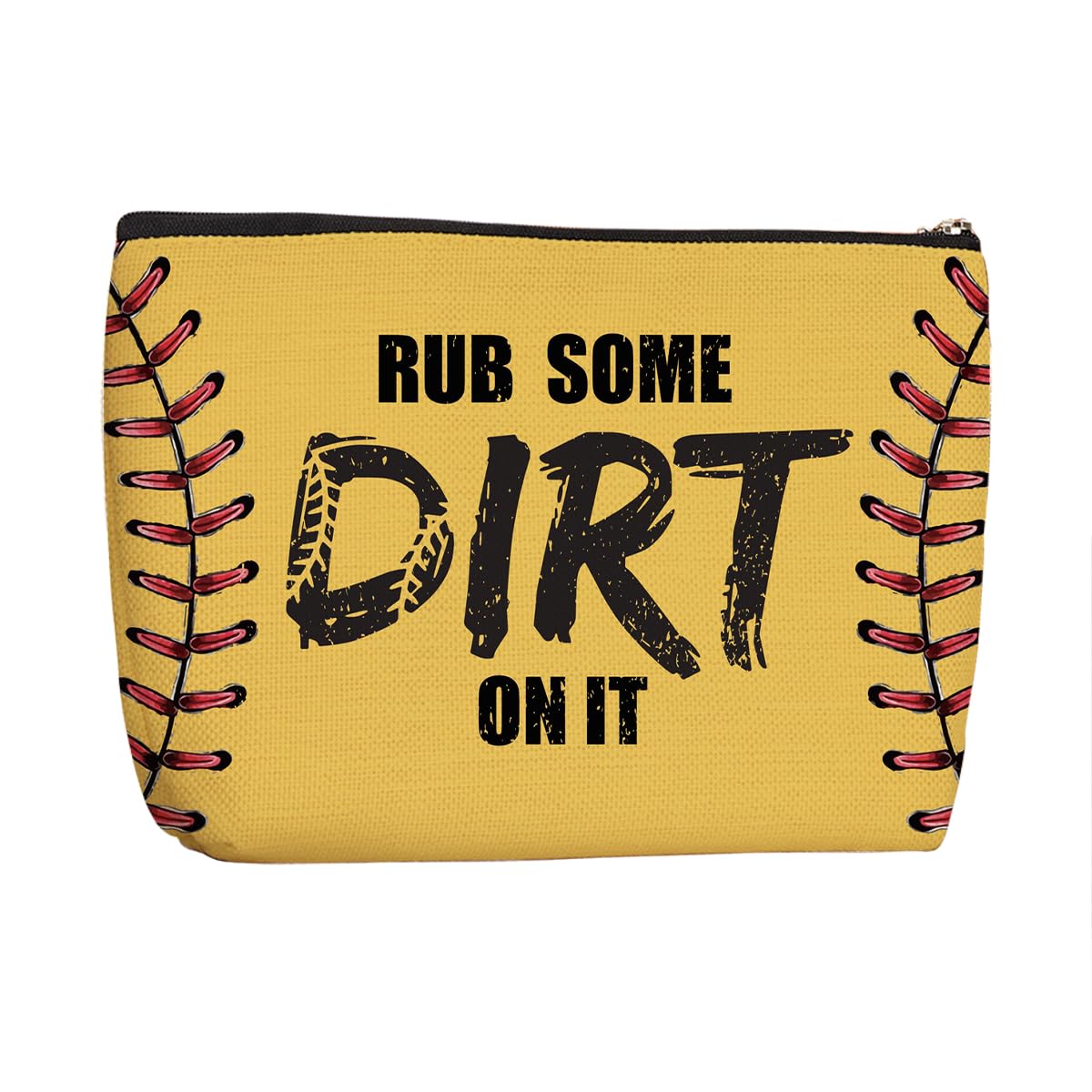 Funny Softball Gifts for Women - Baseball Mom Makeup Bag with Inspirational Designs | Perfect Birthday, Christmas & Friendship Gifts for Softball Players, Female Coworkers, BFFs & Team Lovers | Great for Game Days, Travel & Sports Enthusiasts