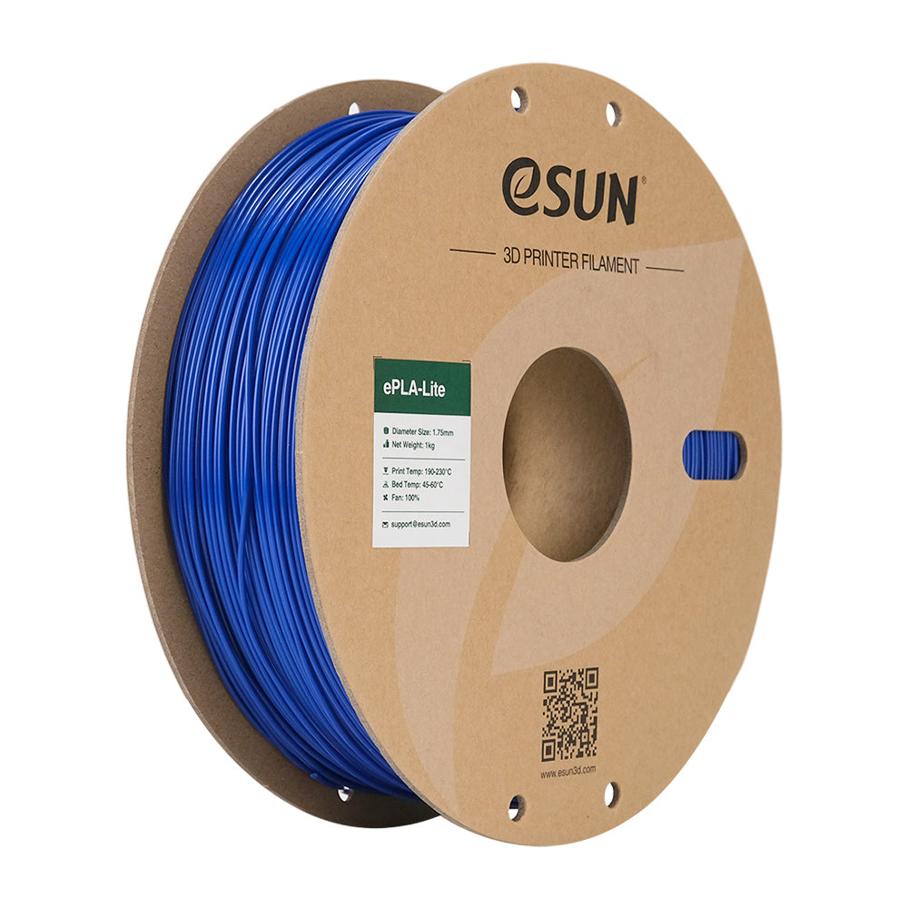 eSun ePLA Lite 3D Printer Filament 1.75mm 1kg Spool - High-Quality PLA Filament for Smooth Printing, Perfect for Beginners & Hobbyists - Ideal for Home, School, and DIY 3D Printing Projects