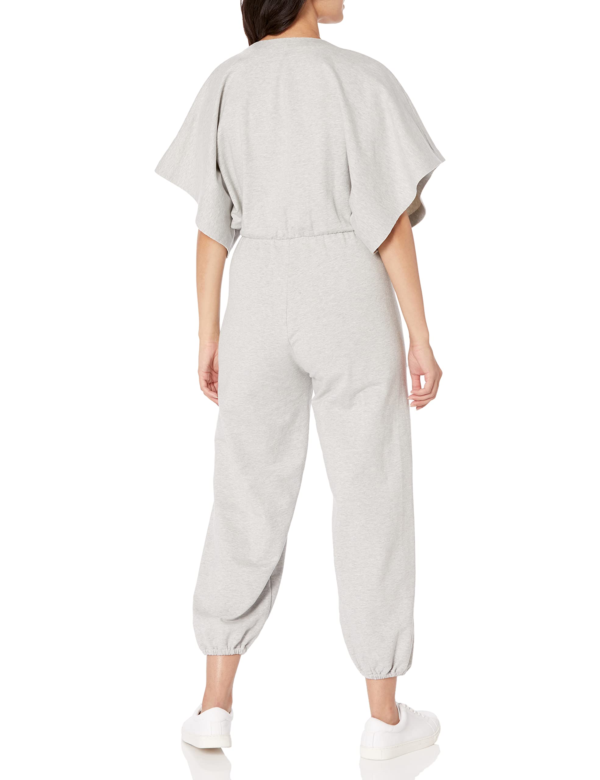 Norma Kamali Women's Rectangle Jog Jumpsuit - Comfortable Casual Outfit for Lounge, Travel & Everyday Wear