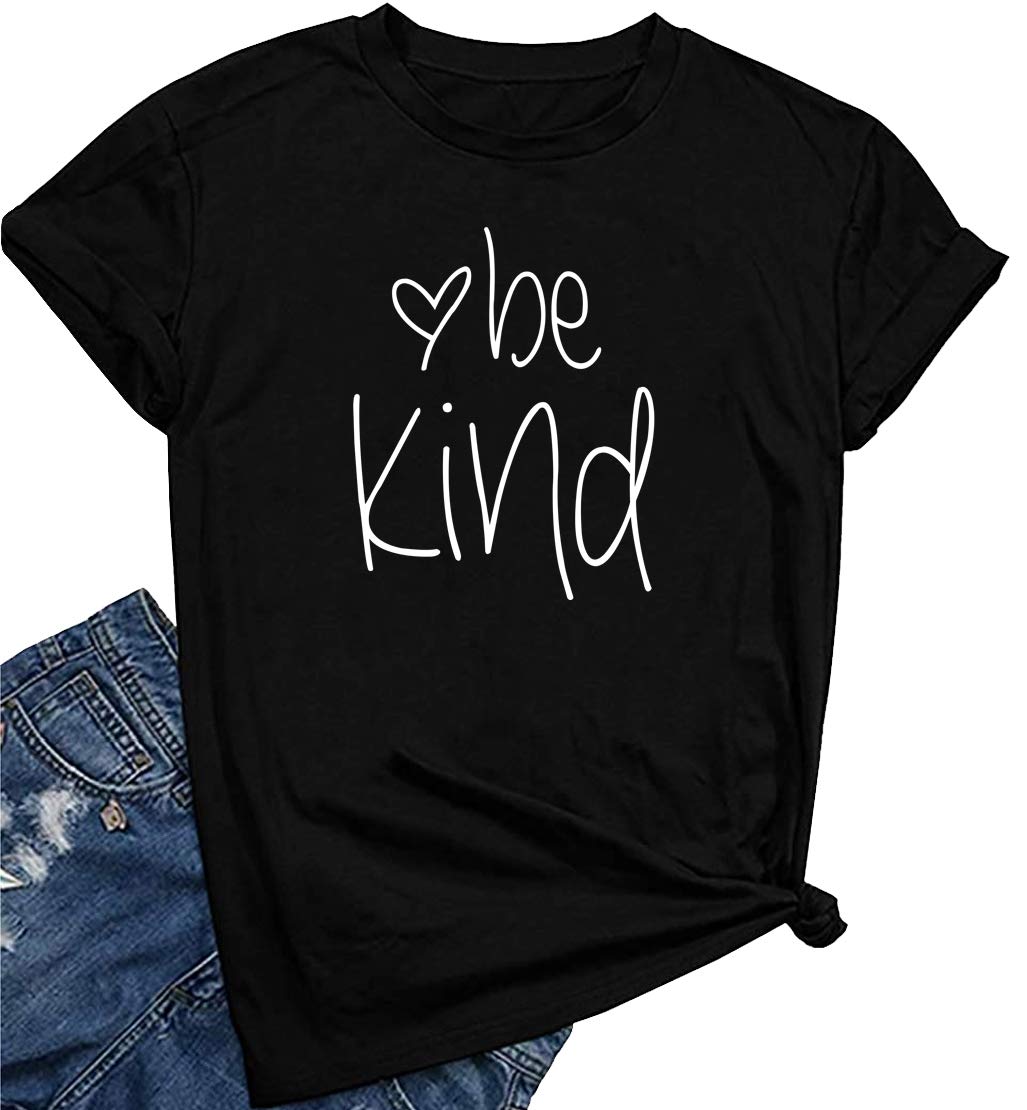 Funny Women's Graphic T-Shirts - Short Sleeve Cotton Letter Print Casual Tees for Everyday Wear, Outings & Gifts