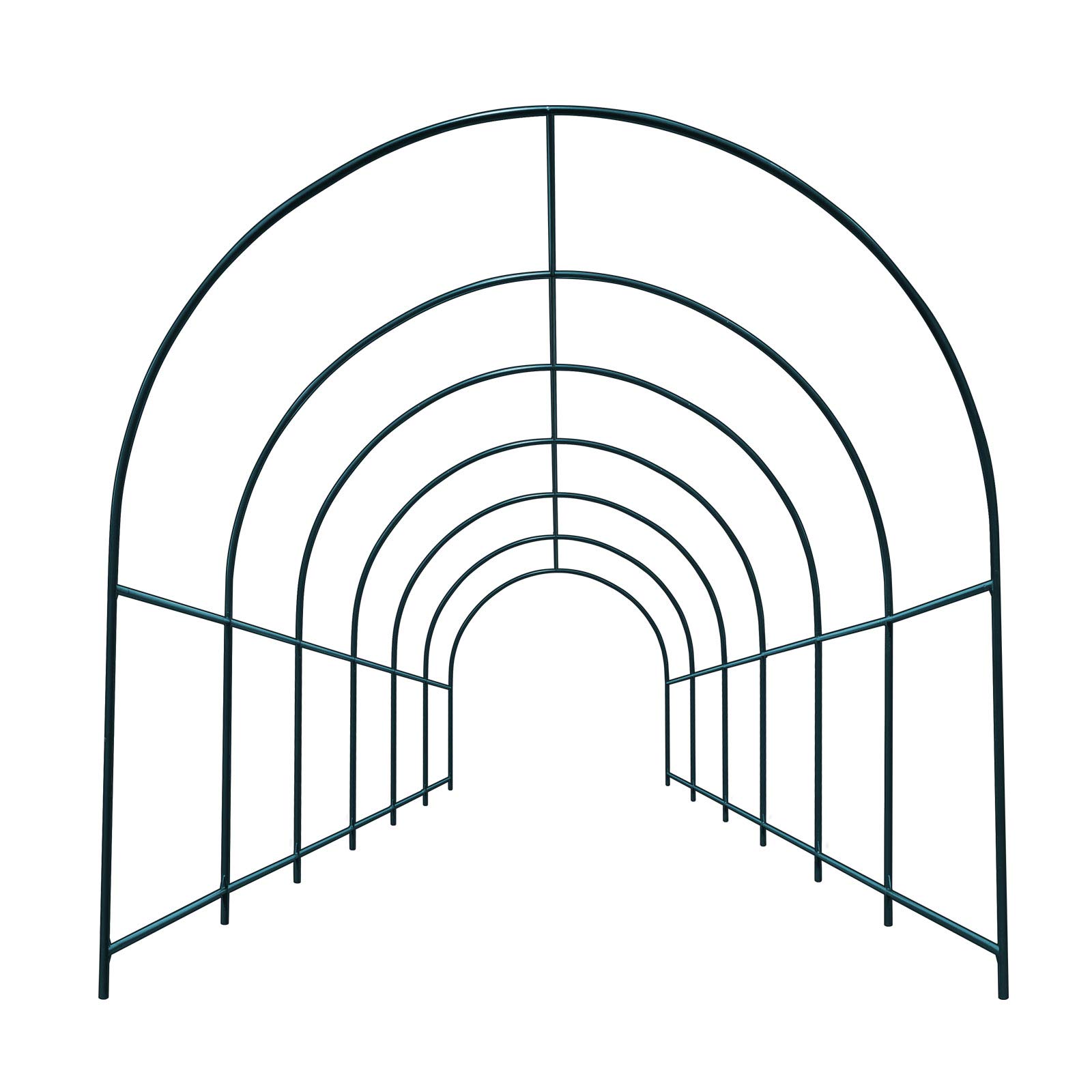 Sturdy Camel Greenhouse Replacement Frame for Large Hot Garden Houses - Supports Climbing Plants, Flowers, Vegetables (19.6'x7'x7.2') - Perfect for Vine Crops, Backyard Gardening & DIY Greenhouse Projects