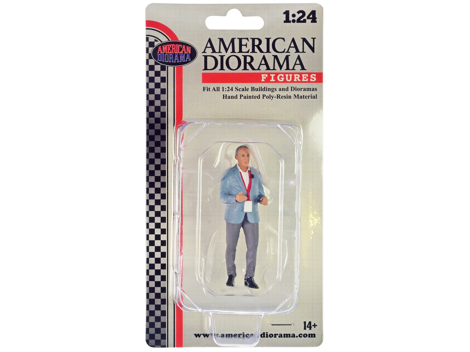 American Diorama On Air Figure 2 - 1/24 Scale Model Accessories for Realistic Diorama Scenes & Car Displays