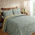 Premium 3-Piece 100% Cotton Quilt Bedding Set - Full/Queen Size - Soft & Breathable Bedroom Comforter for Cozy Sleep & Home Decor