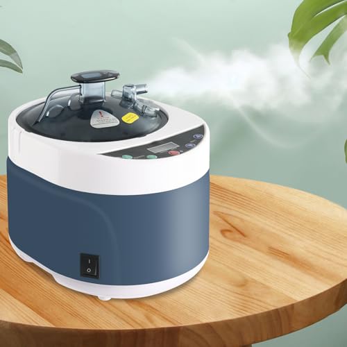 4L Sauna Steamer for Home Spa - 1500W Portable Steam Generator with Stainless Steel Pot, Touch Button, Timer Display & Remote Control - Perfect for Relaxation, Detox & Facial Treatments