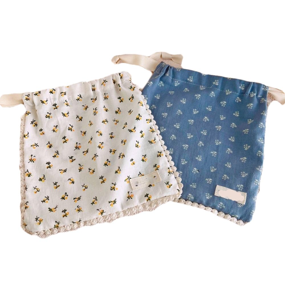 **Leadigol Drawstring Wash Pouch – Cute Wristband Cosmetic Bag, Small Cloth Storage Pouch for Makeup, Stationery & Travel Essentials – Perfect for Gym, School & Daily Organizing**