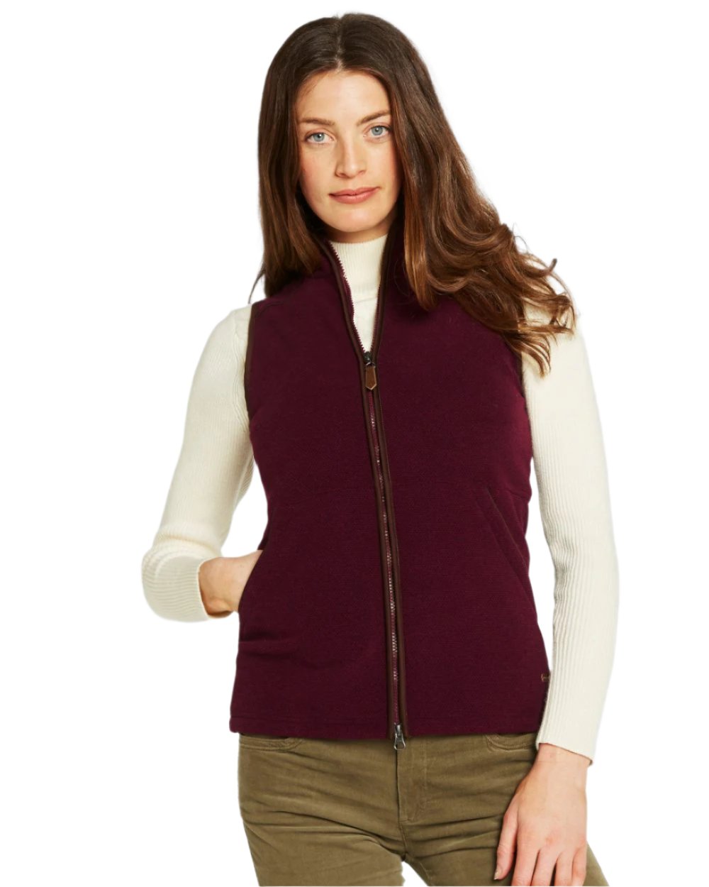 Dubarry Women's Carbury Fleece Gilet - Lightweight Warm Vest for Outdoor Hiking, Camping & Casual Wear