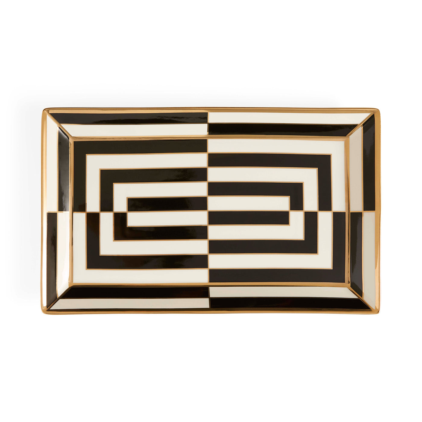 Modern Op Art Rectangle Serving Tray - Stylish Acrylic Appetizer Platter for Parties, Home Decor & Entertaining - Perfect for Cocktail Hours, Brunches & Gift Giving