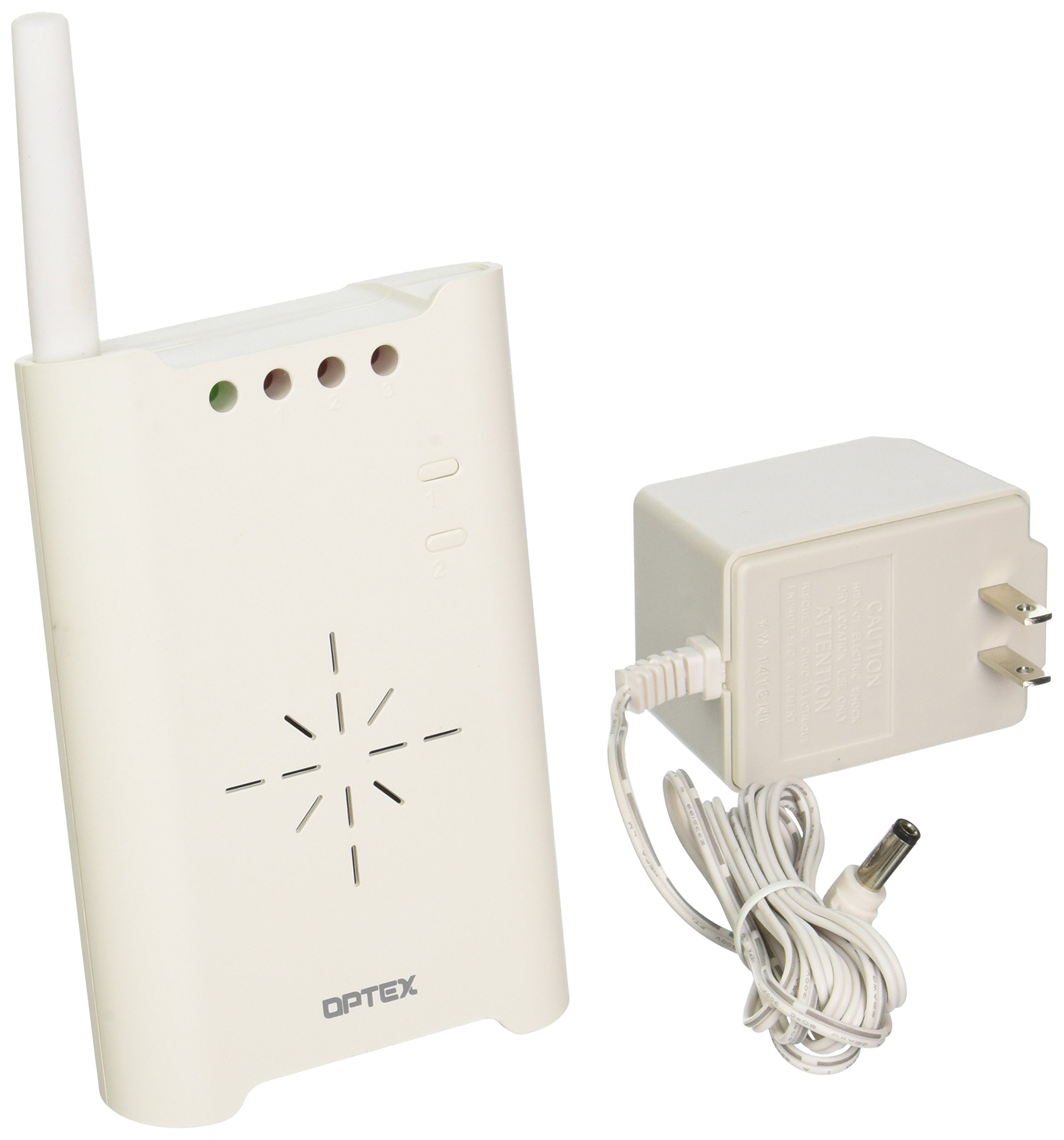 Optex Wireless 2000 Chime Box with Relay - Wireless Doorbell Kit for Home & Business Security - Perfect for Front Door, Back Door, and Office Entry Alerts