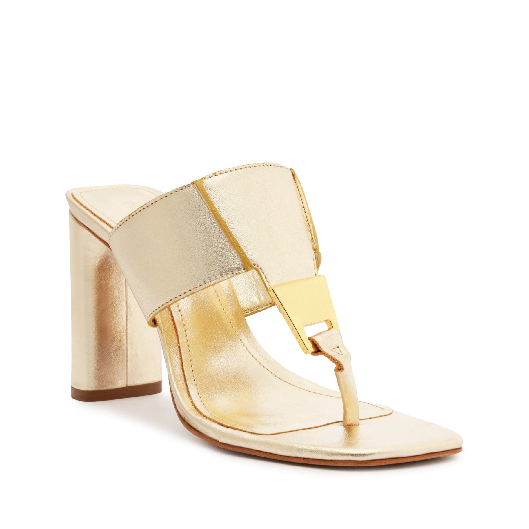 Salma Women's Metallic Leather Sandals - Gladiator Style Summer Sandals for Beach, Party & Casual Outfits