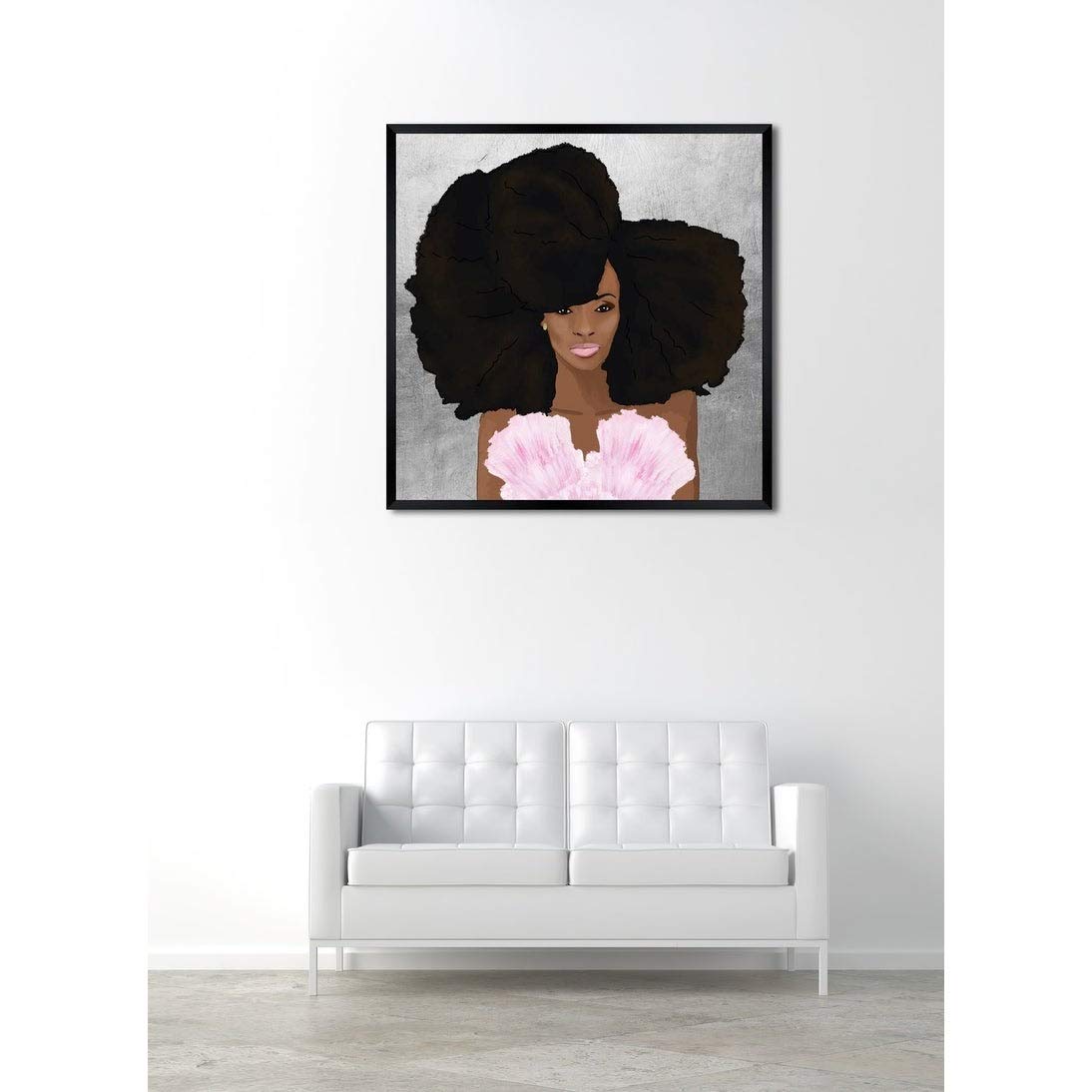 Oliver Gal 'Hair and Makeup' Framed Wall Art Print 14x14 Inches - Perfect for Salon Decor, Beauty Studio & Glam Room Aesthetic