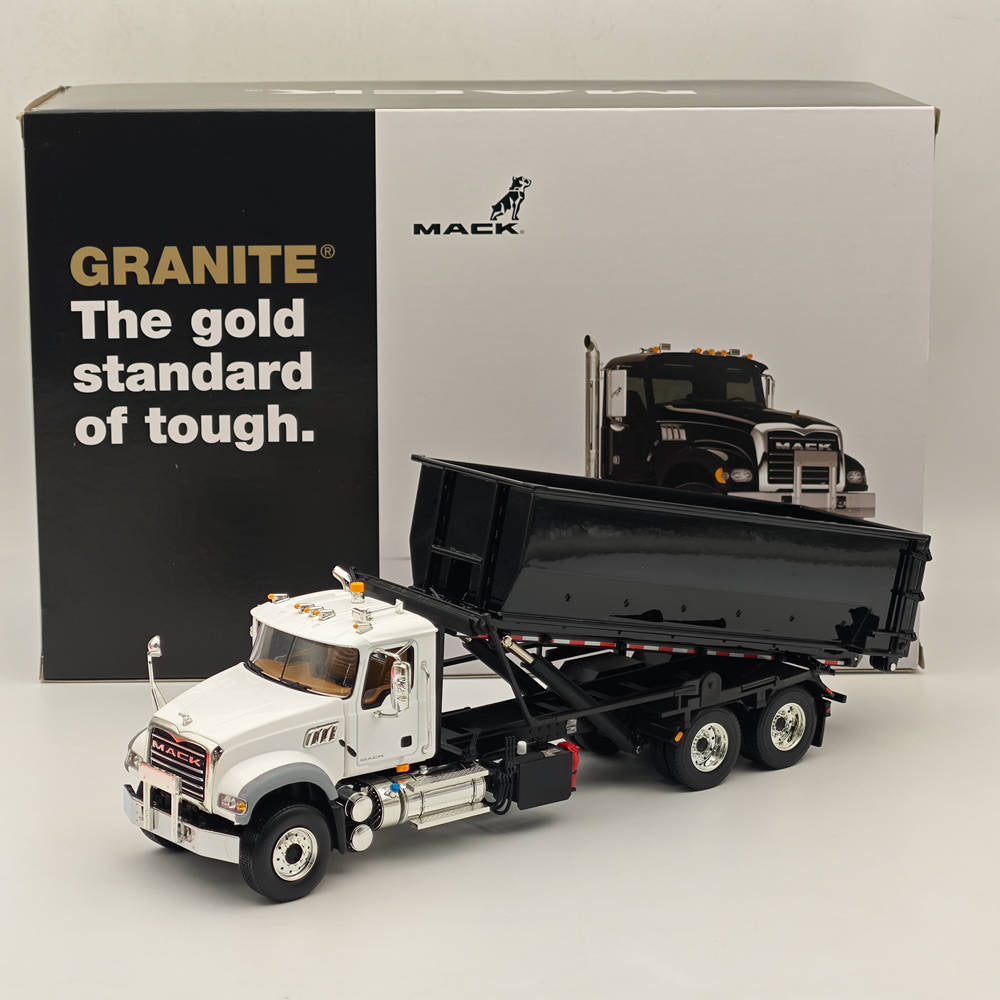 1/34 Scale Mack Granite MP Series Engine with Tub Style Roll Off Container #4211 - Perfect for Model Truck Collectors & Construction Enthusiasts