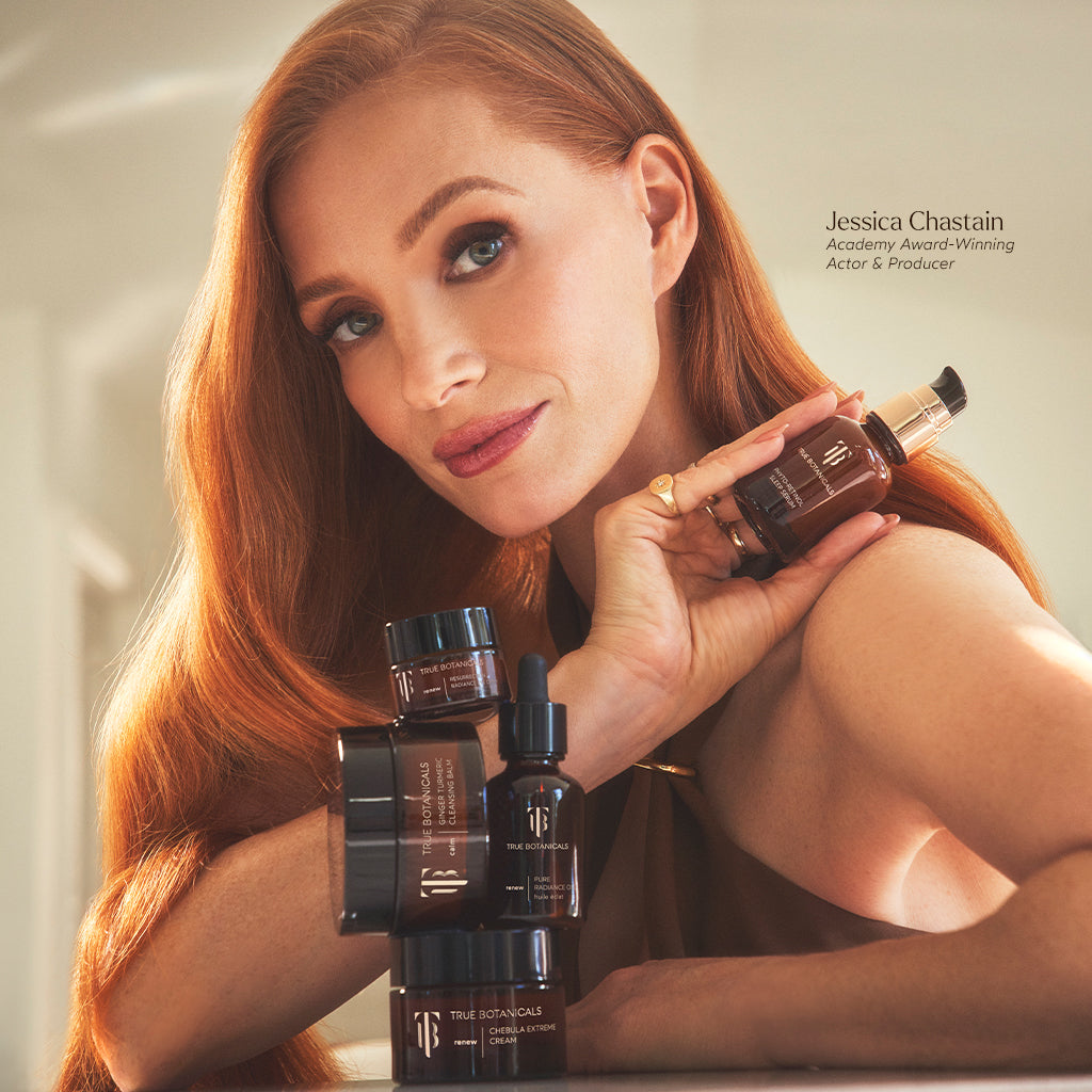 Jessica Chastain Full PM Skincare Routine - Nighttime Beauty Regimen for Glowing Skin | Perfect for Evening Self-Care & Anti-Aging