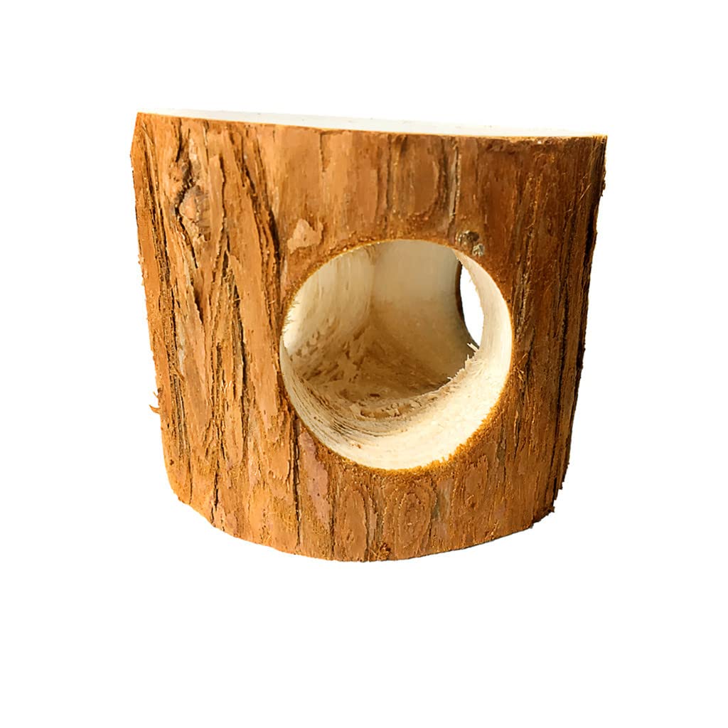 Small Pet Chew Toys for Hamsters - Fun Molar Teething Tunnel with Treats & Fruits - Perfect for Cage Entertainment, Exercise & Stress Relief