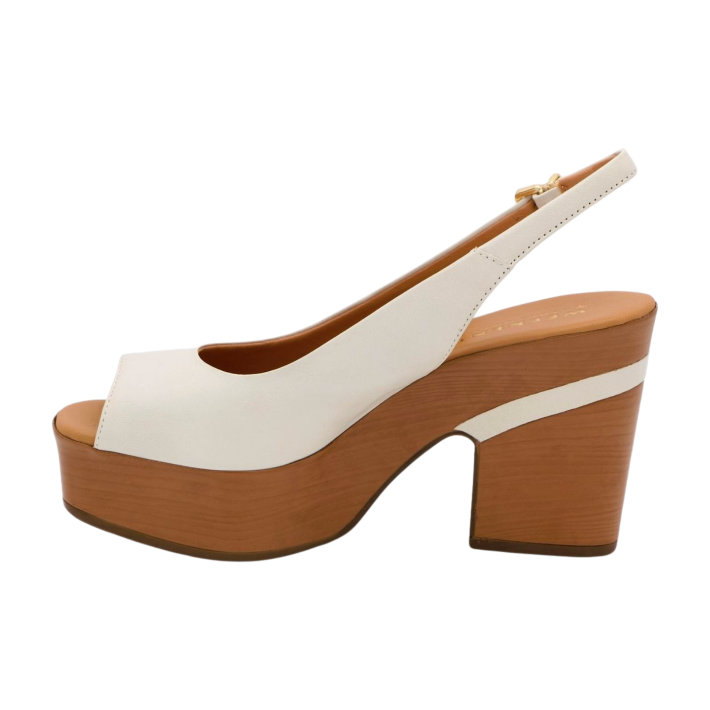 PEDRO MIRALLES TUZLA Women's Chunky Platform Sandals - Off White Genuine Leather Summer Shoes for Casual Outings & Beach Vacations