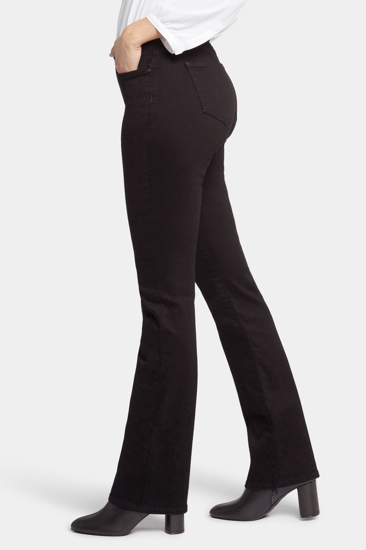 Barbara Bootcut Jeans for Women - Classic Black Denim Pants with Stretch Comfort | Perfect for Casual Wear, Office & Date Night Outfits