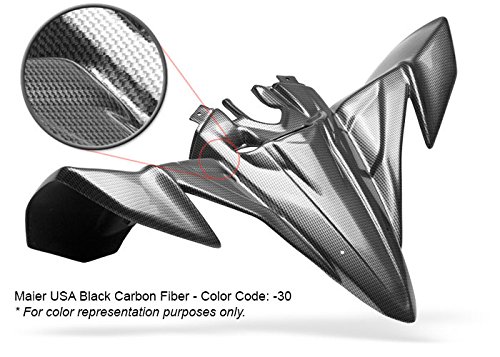 Maier USA Stock Style Louvered Hood Replacement for Yamaha YXZ1000R - Black Carbon Fiber - 19035-30 | Off-Road UTV Accessory for Enhanced Engine Cooling & Style