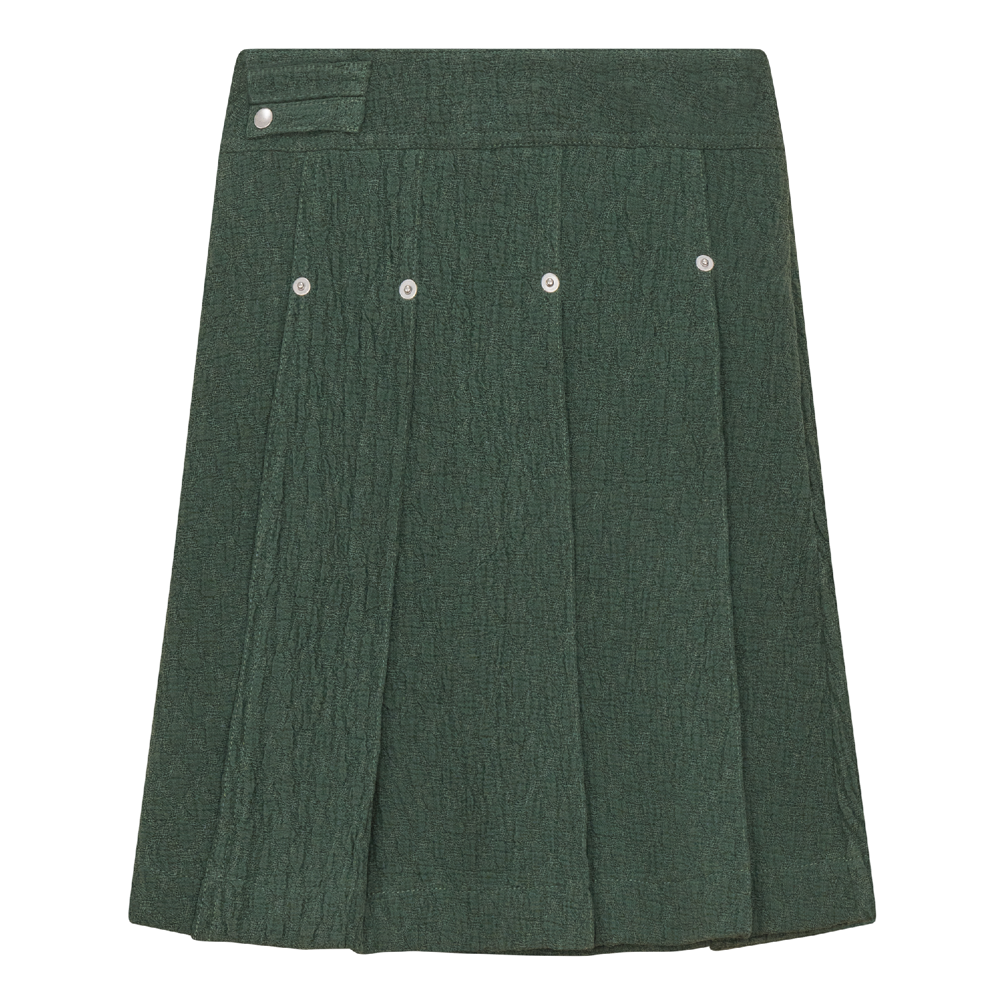 Elegant Woven Jacquard Skirt for Women - Floral Print High Waist A-Line Midi Skirt | Perfect for Office, Party & Special Occasions
