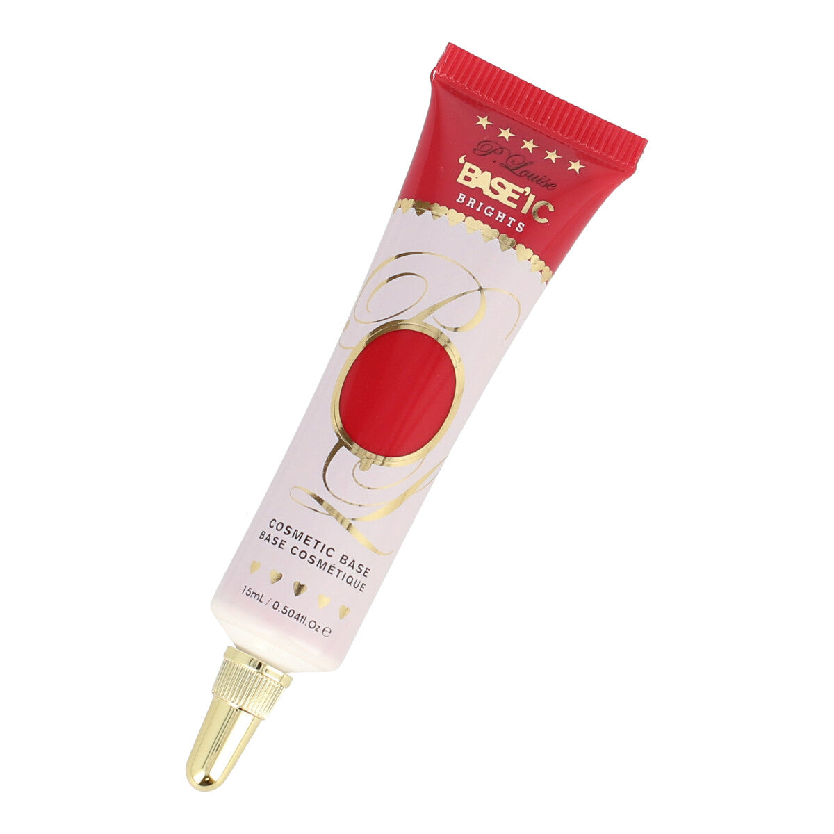 P.Louise Baseic Brights Rude Boy Red Eyeshadow Primer - Long-Lasting Vibrant Makeup Base for Bold Eye Looks, Party & Special Occasions