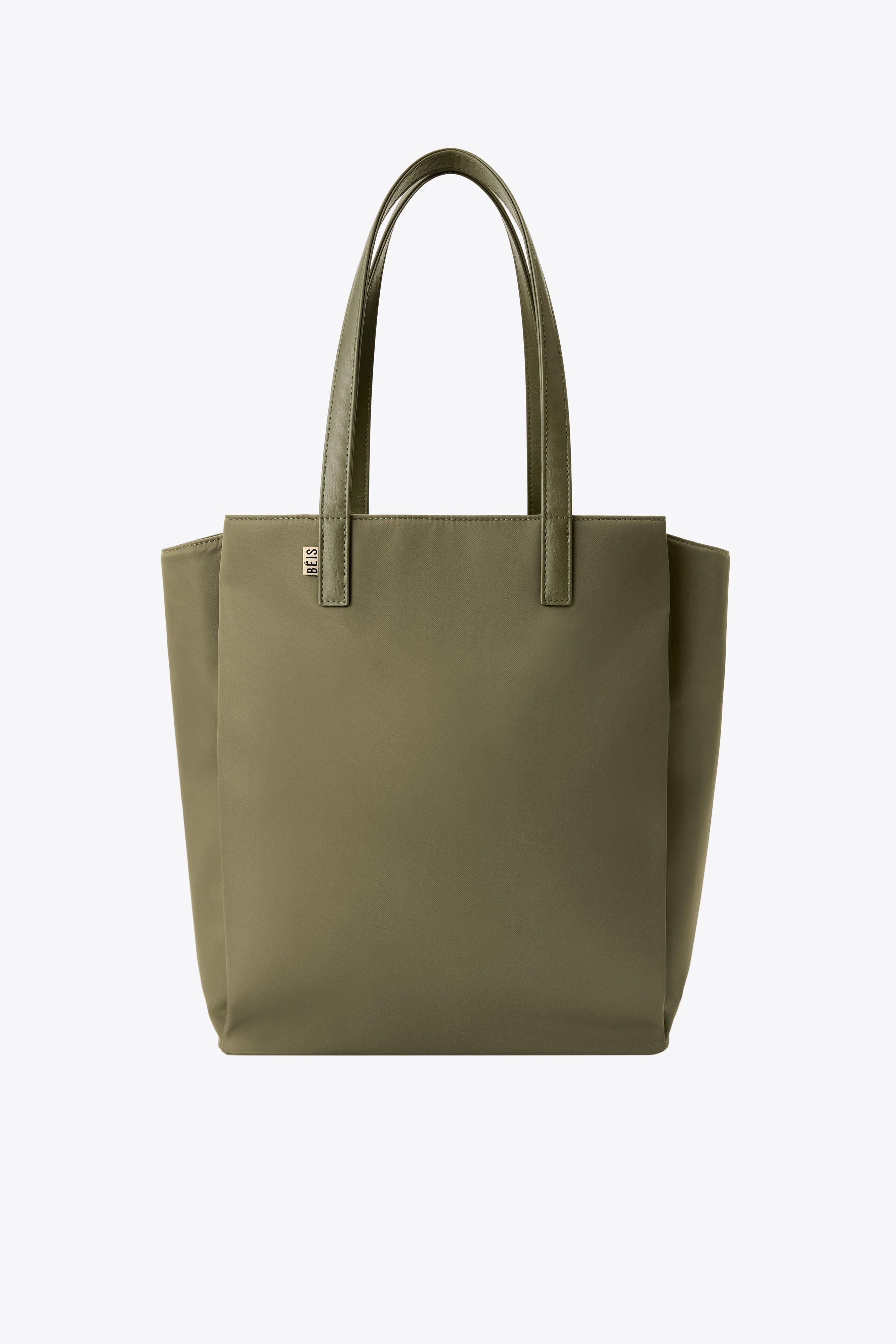 Stylish Olive Commuter Tote Bag for Women - Durable Work Tote with Laptop Pocket - Perfect for Office, Travel & Everyday Use