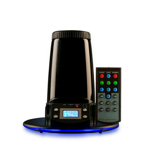 Arizer Extreme Q Desktop Vaporizer for Dry Herb & Essential Oils - Digital Temperature Control for Home & Office Use