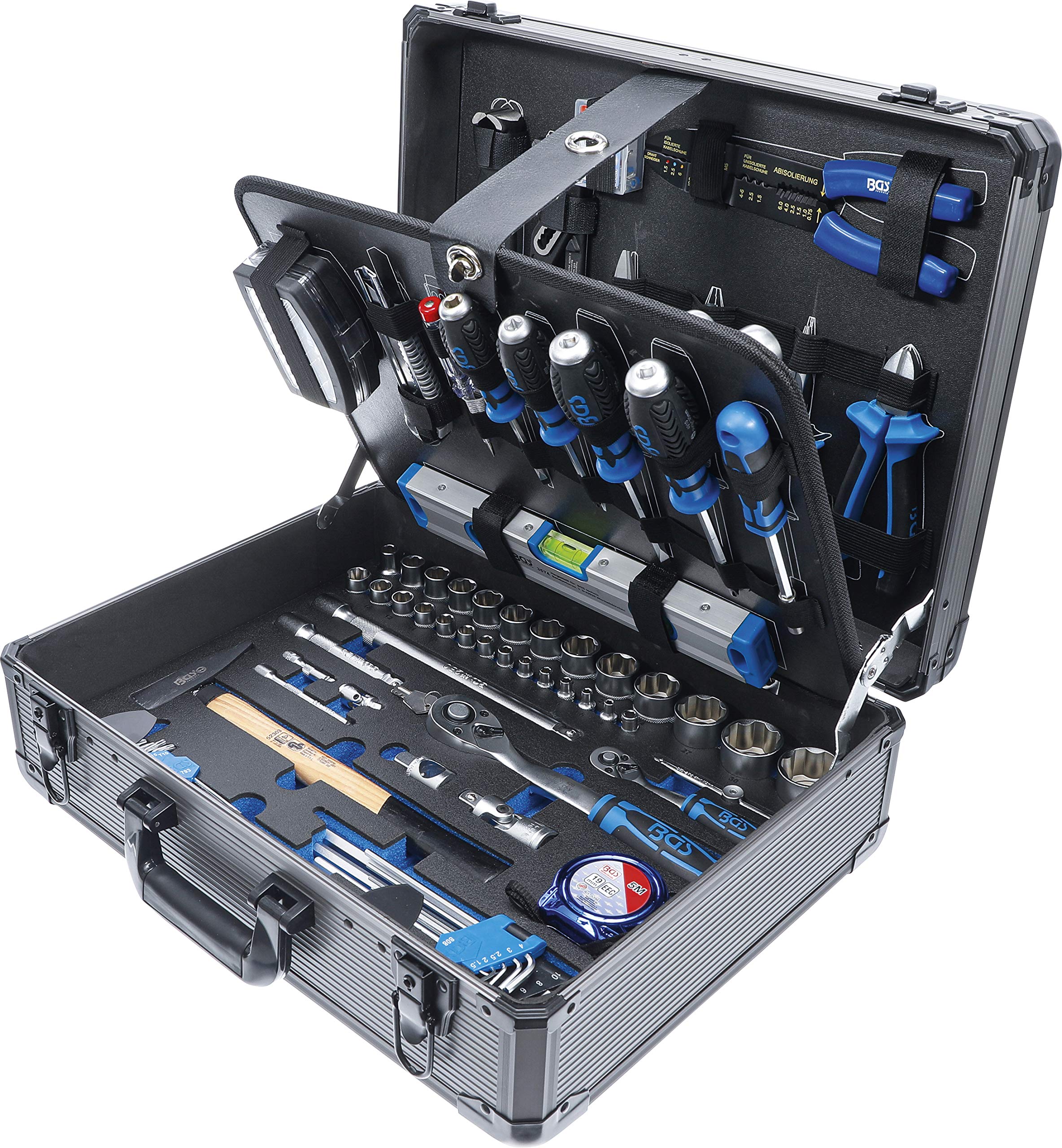 BGS 15501 149-Piece Tool Assortment Set - Professional Hand Tools Kit for Home Repair, Automotive & DIY Projects - Screwdrivers, Pliers, Wrenches & More