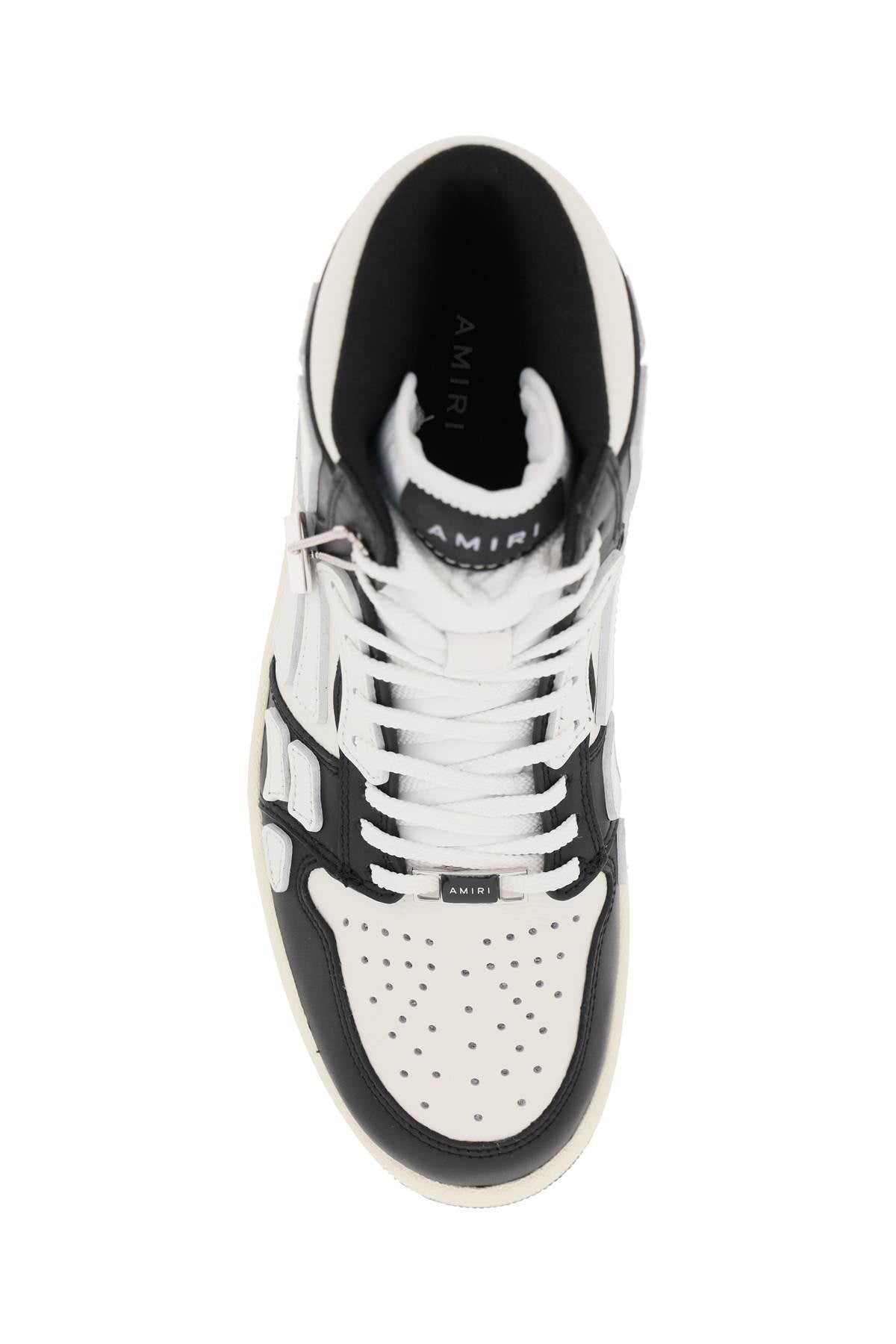 Amiri Leather Skeleton Top High-Top Sneakers for Men - Stylish Luxury Streetwear for Casual Outfits & Night Out