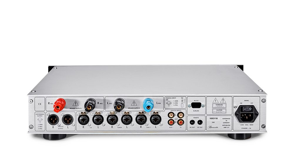 Burmester 101 Classic Line Integrated Amplifier - High-End Audio System for Home Theater & Music Listening | Perfect for Audiophiles & Hi-Fi Enthusiasts