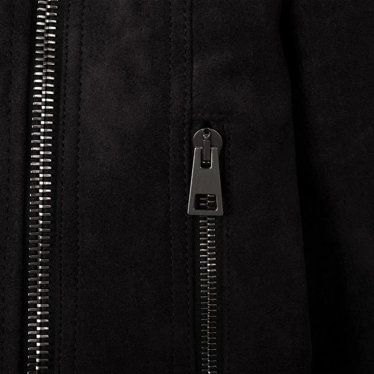 Vegan Suede Jacket for Women - Black | Eco-Friendly Faux Leather Jacket | Perfect for Casual Outings, Parties & Fall Fashion