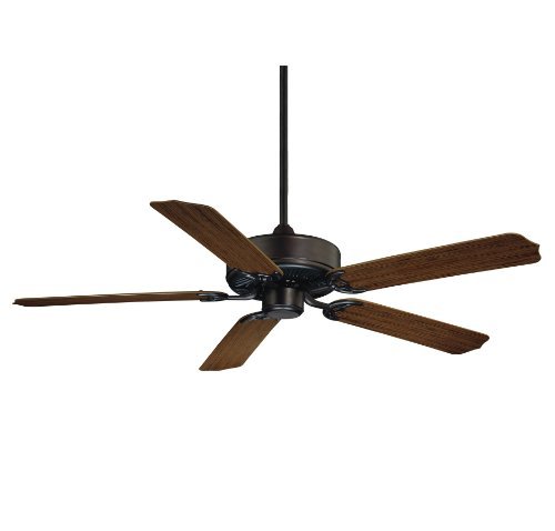 Savoy House 52-EOF-5WA-13 Ceiling Fan with 5 Bronze Blades and Downrod Mount - Perfect for Living Room, Bedroom or Patio Cooling