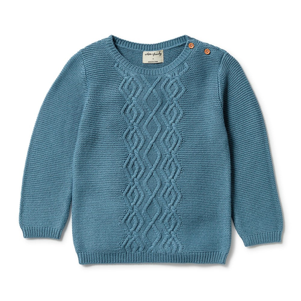Cozy Knitted Cable Sweater for Women - Soft Winter Pullover with Classic Cable Design - Perfect for Casual Outfits, Office Wear & Holiday Gatherings