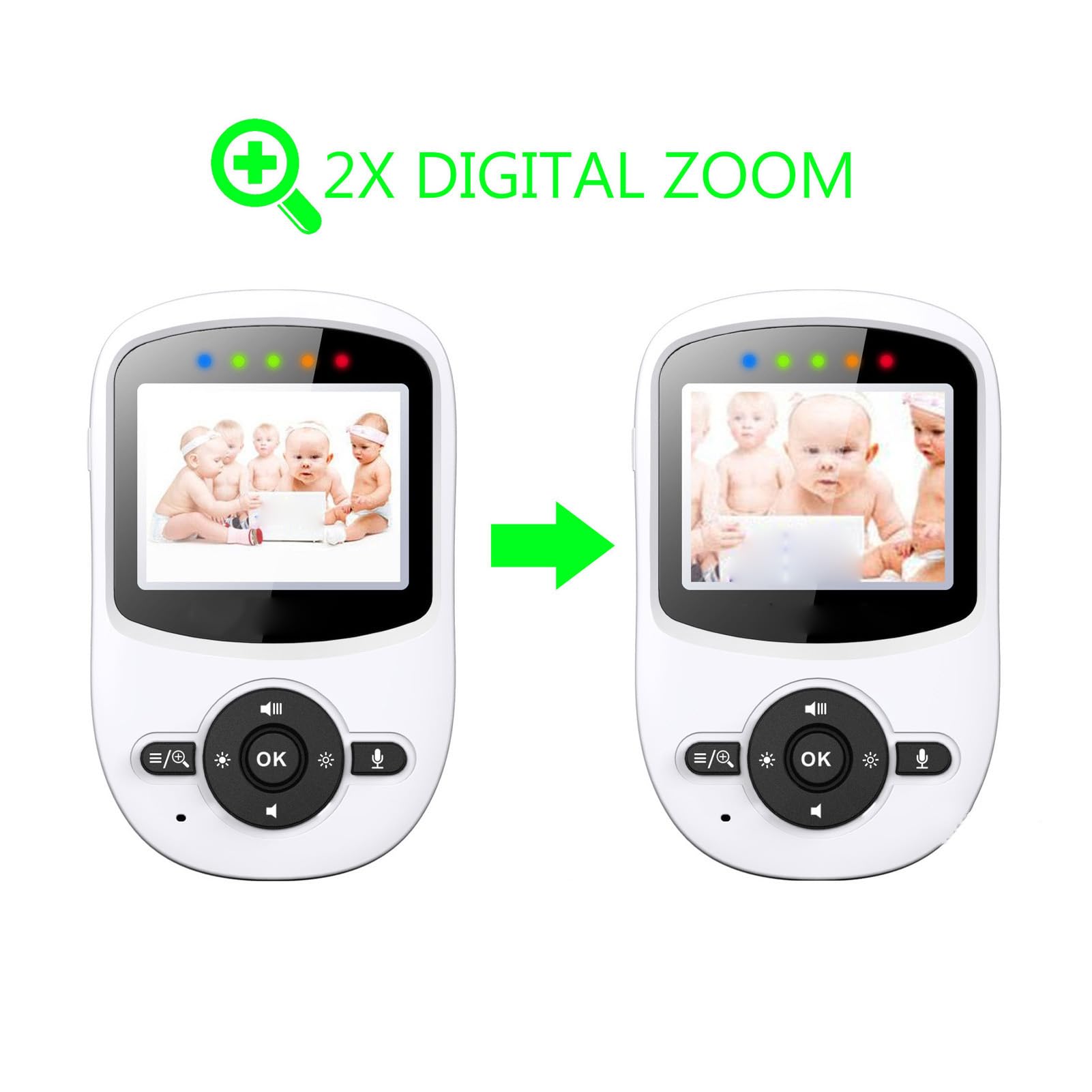 Smart Tilt Security Camera for Baby Monitor & Pet Camera - 1080P HD Video, 2-Way Audio, Night Vision, Motion Detection - Ideal for Home, Nursery & Pet Safety