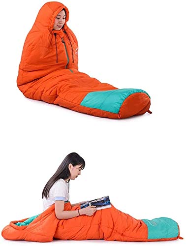 Waterproof Cold Weather Sleeping Bag for Adults & Teens - Lightweight Mummy Sleeping Bag with Thickened Warmth for Winter Camping & Hiking | Portable Outdoor Sleeping Pad for Backpacking & Travel