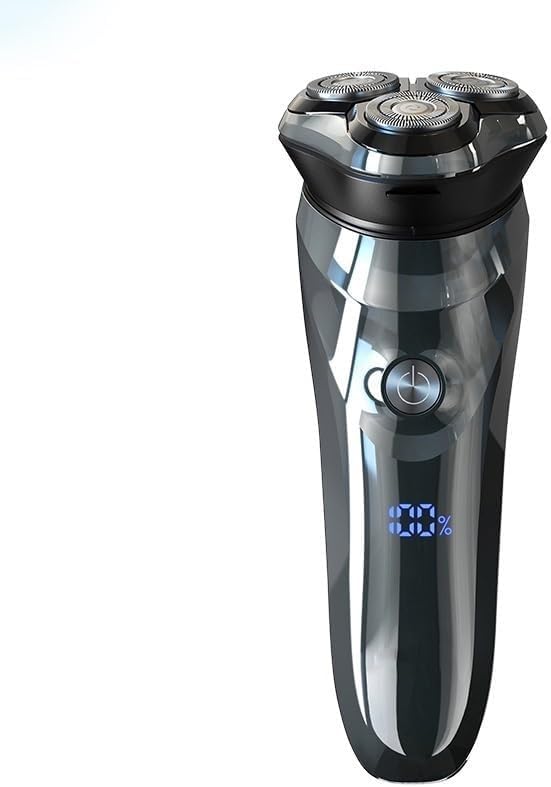 Best Rechargeable Waterproof Electric Shaver for Men - USB Fast Charging Beard Trimmer & Shaving Machine - Perfect for Travel, Daily Grooming and Sensitive Skin Care