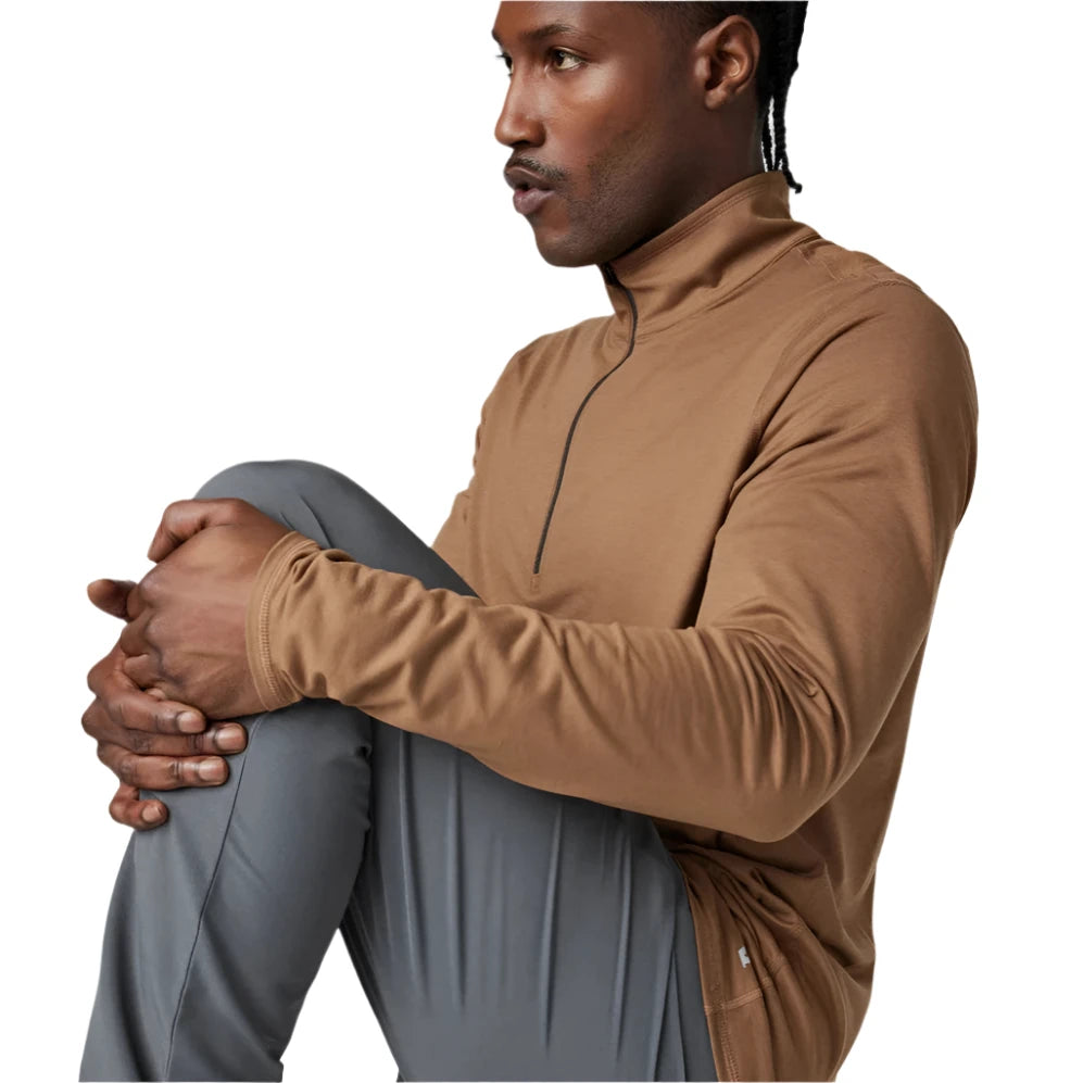 Men's Ease Performance 1/2 Zip Pullover 2.0 - Lightweight Athletic Shirt for Running, Hiking & Outdoor Activities