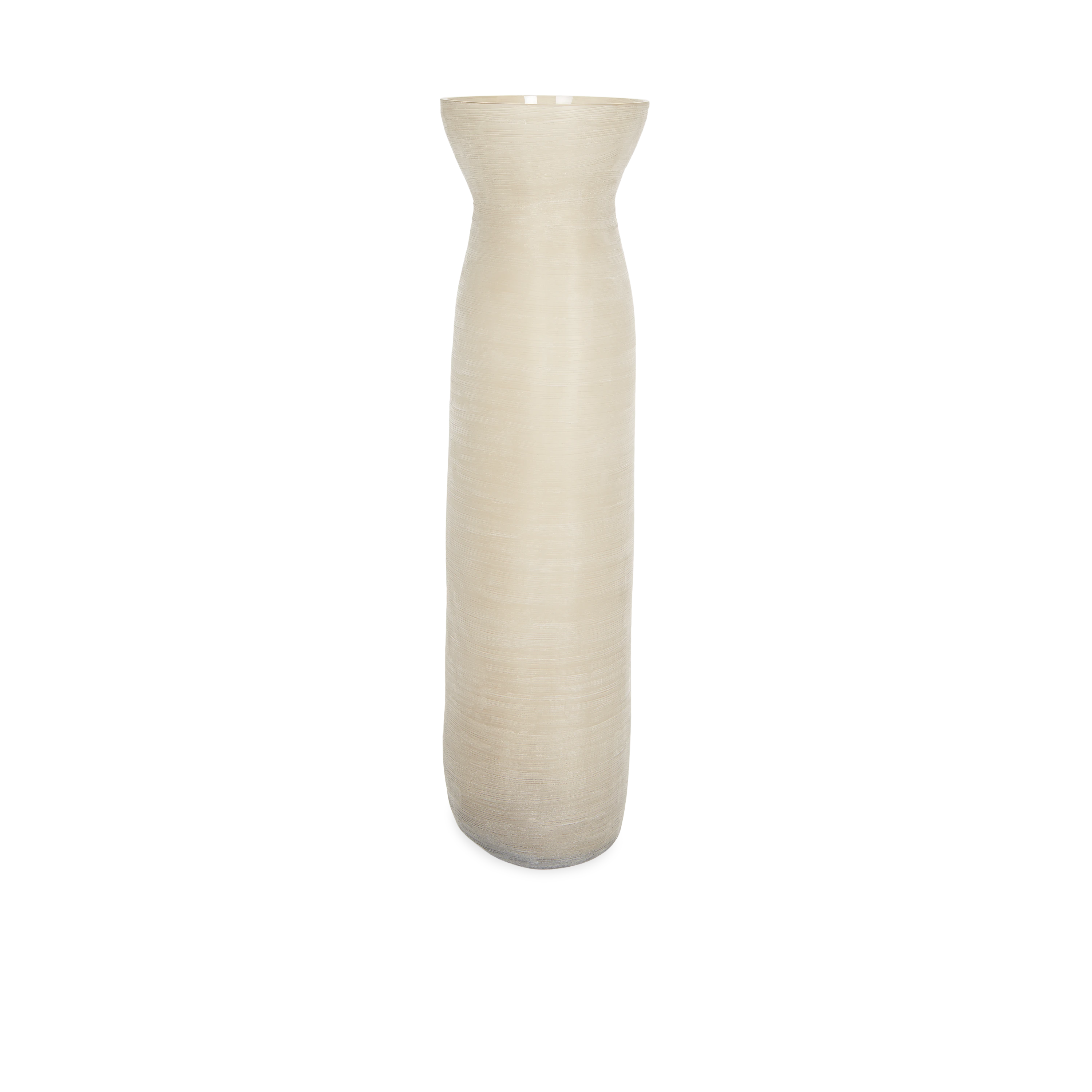 Elegant Funnel Glass Vase for Flowers - Modern Home Decor Centerpiece for Weddings, Dining Tables & Living Room Displays