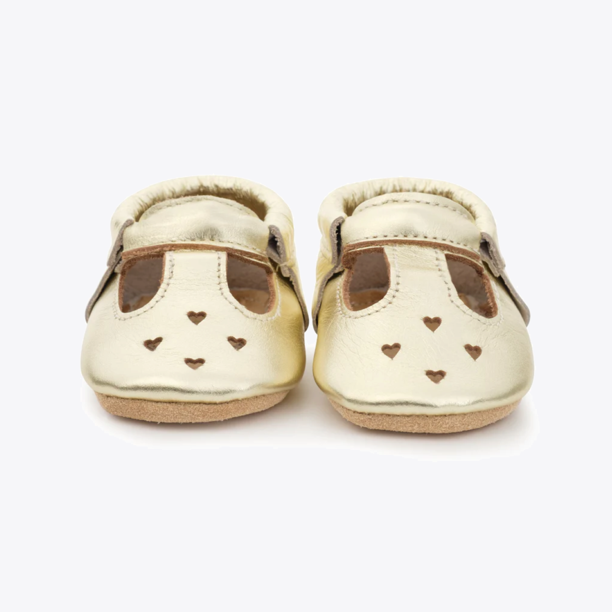 Gold Mary Jane Shoes for Women - Elegant & Comfortable Flats for Casual Wear, Office, and Special Occasions