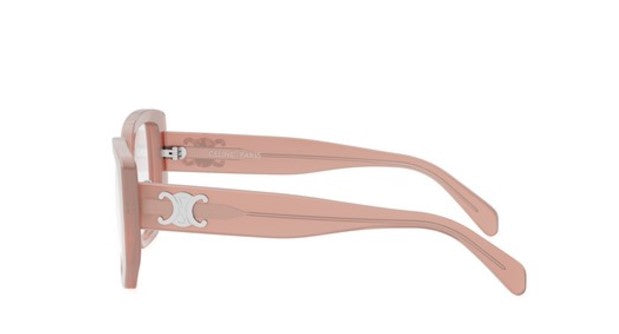 Celine TRIOMPHE CL50146F 074 Pink Butterfly Women's Eyeglasses - Fashion Designer Frames for Women, Lightweight & Stylish Eyewear - Perfect for Work, Dating & Everyday Wear
