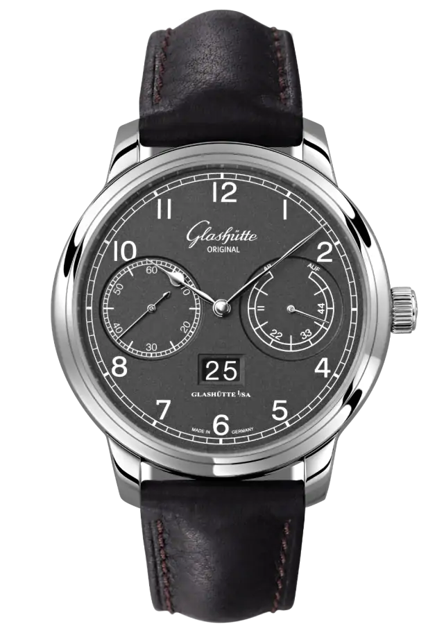 Glashutte Original Senator Observer Stainless Steel Men's Watch - Luxury Automatic Timepiece for Business, Formal & Everyday Wear
