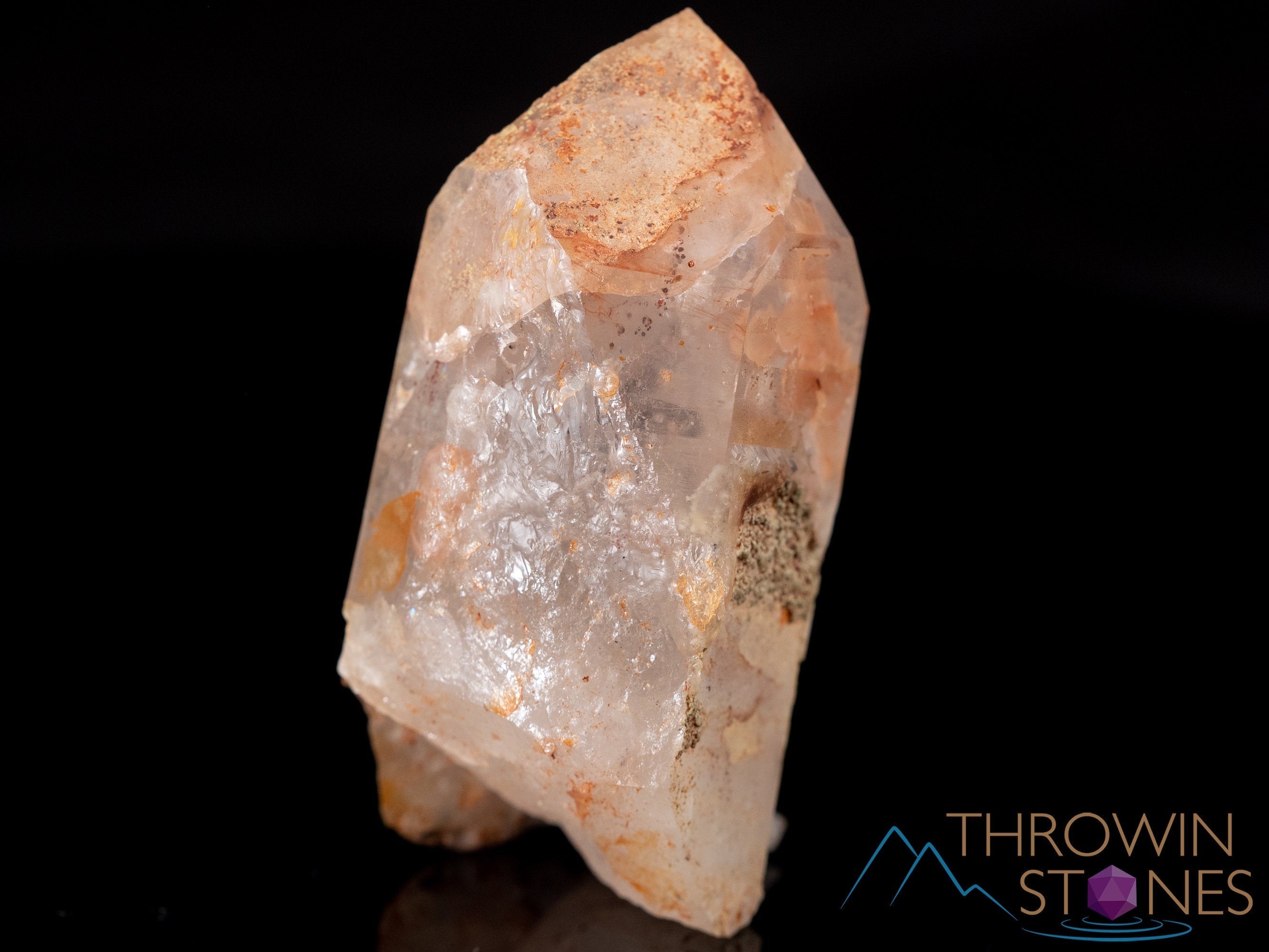 Natural MESSINA QUARTZ Raw Crystal with Kaolinite Spheres - Healing Stone for Home Decor, Housewarming Gift & Spiritual Energy - Perfect for Meditation, Office Desk & Feng Shui Decorations (39207)