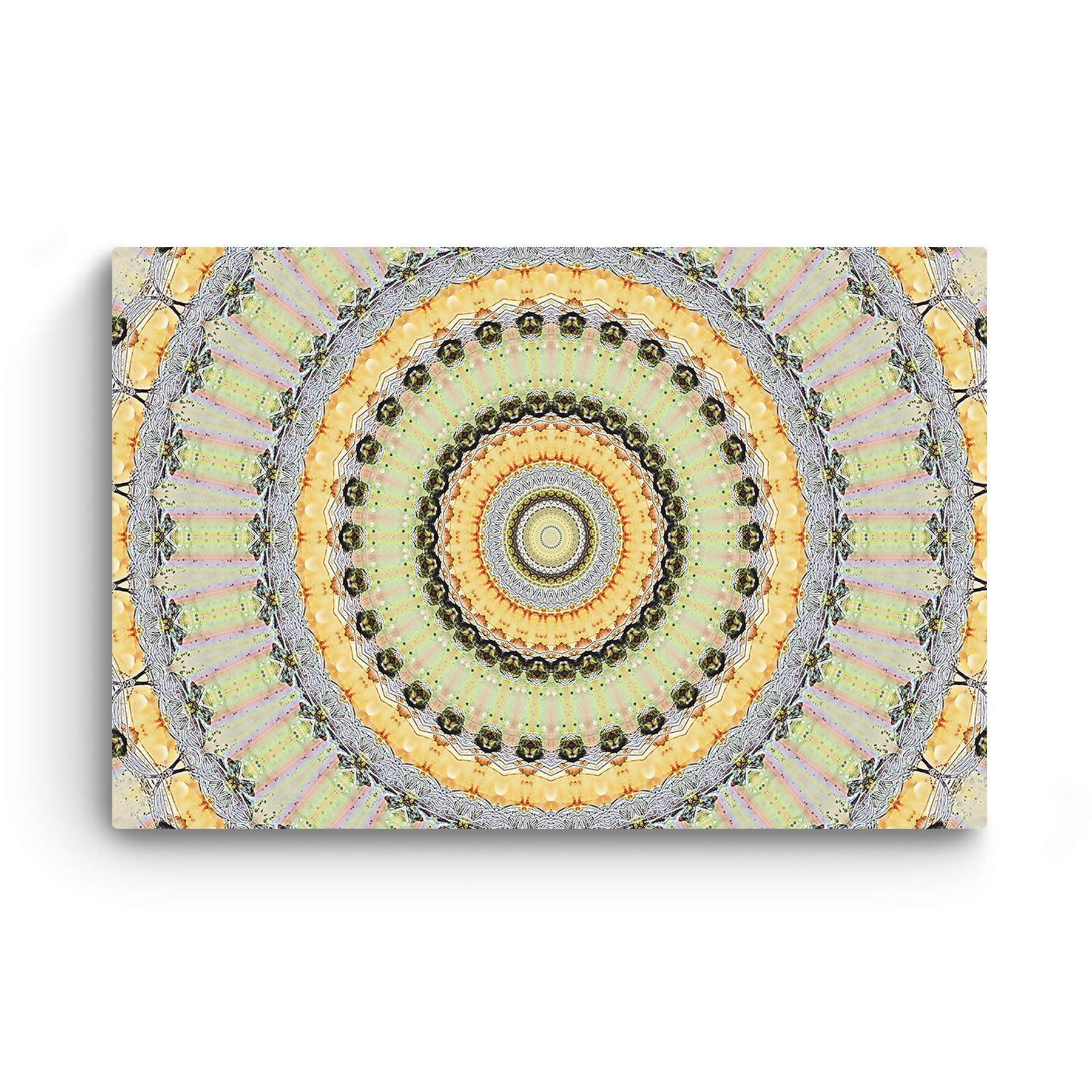 Yellow Mandala Canvas Wall Art - 32