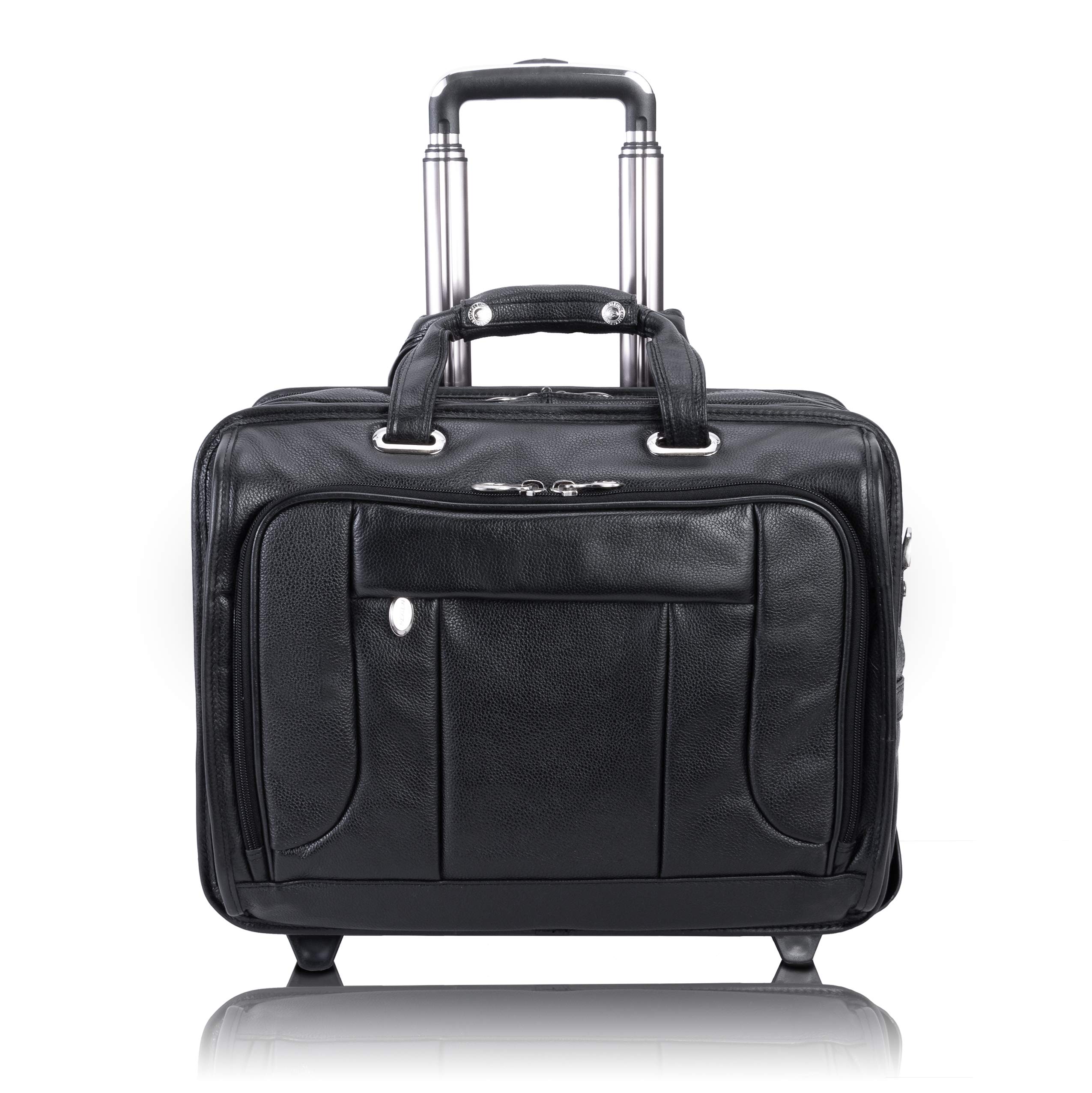 McKlein USA West Town Checkpoint 15.6 Inch Wheeled Laptop Briefcase - Durable Business Travel & Office Commuter Carry-On Case for Professionals